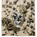 Search for skull shower curtains Illustration