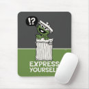 Search for sesame street characters mousepads Oscar the grouch