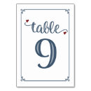 Search for dark blue wedding table cards Modern