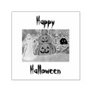 Search for happy halloween rubber stamps Orange