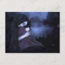Search for solitude postcards Blue