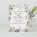 Search for purple border wedding invitations Floral