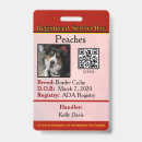 Search for service dog id badges Red