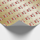 Search for gold santa wrapping paper Red and gold