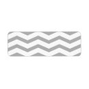 Search for grey chevron return address labels White