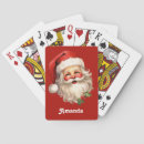 Search for santa claus playing cards Retro