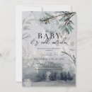 Search for winter forest invitations Watercolor