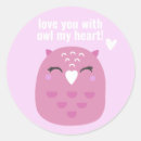 Search for cute pink owl stickers Classroom