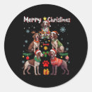Search for german shorthaired pointers stickers Merry christmas