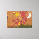 Search for folk canvas prints Yellow
