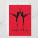 Search for dance recital invitations Silhouette