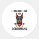 Search for dobermann stickers Animal