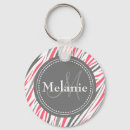 Search for zebra and pink key rings Animal