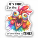 Search for sarcastic stickers Rooster