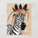 Search for zebra postcards Safari