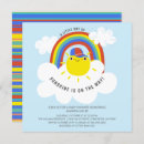Search for sunshine and rainbows invitations For her