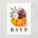 Search for pumpkin rsvp cards Floral