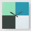 Search for blue and white clocks Plaid