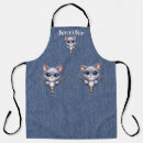 Search for grey cat aprons Cute