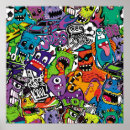 Search for abstract monster art Cartoon