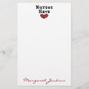 Search for nurse stationery paper Heart