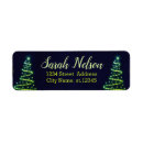 Search for blue tree return address labels Beautiful