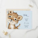 Search for leopard baby shower invitations Simple