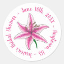 Search for lily flower stickers Pink