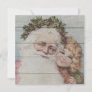 Search for vintage santa cards Retro