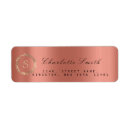 Search for coral wedding return address labels Gold