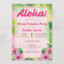 Search for hawaiian 40th birthday invitations Fortieth