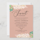 Search for pink floral birthday invitations Script