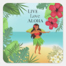 Search for hula girl stickers Hawaiian