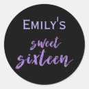 Search for sweet sixteen envelope seals Purple