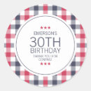 Search for red and white striped stickers Classic