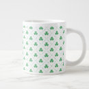 Search for clover pattern mugs St patrick's day