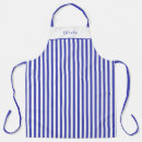 Search for stripe aprons Blue and white