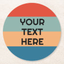 Search for round coasters Vintage