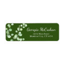 Search for spring wedding return address labels Eucalyptus