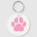 Search for dog paw key rings Pink