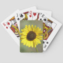 Search for yellow sunflowers playing cards Wildflower