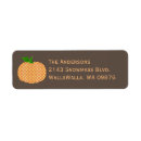 Search for orange polka dot return address labels Colourful