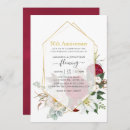 Search for burgundy anniversary invitations Marsala