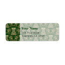 Search for damask return address labels Feminine