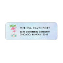 Search for flowering trees return address labels Cute