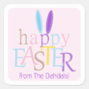 Search for pink bunny ears stickers Happy easter