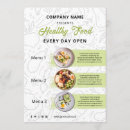 Search for catering business postcards Food
