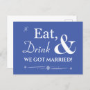 Search for we got married postcards Elopement party