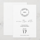 Search for business save the dates Minimalist