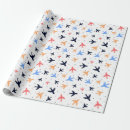 Search for flying airplane wrapping paper Travel